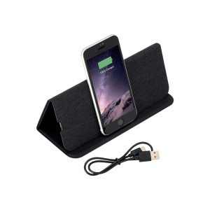 Suport pentru mousepad și telef mobil din R-pet, cu încărcător wireless integrat
