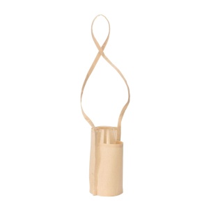 Tasting glass holder in organic cotton 150g/m2, with 90 cm string. - Img 2