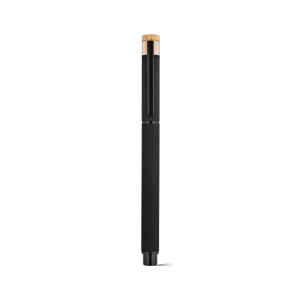 Thoreau Rollerball Pen rAluminium. Blue 0.6km Dokumental® Gel Ink