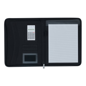 TOP™ Portofoliu NOBLESSE ZIP în format DIN A4 cu calculator