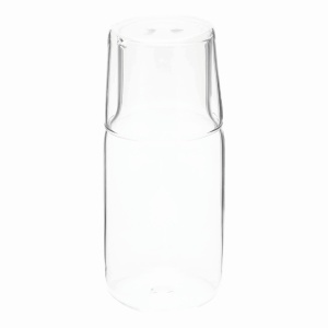 TOP CALMY - Carafă de sticlă cu pahar tip tumbler