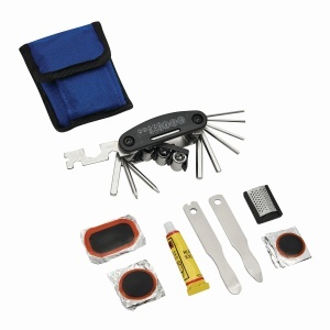TOP ON TOUR - Practical stainless steel bike repair set