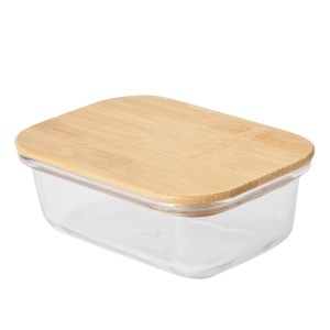 TOP ROSILI M - Cutie de prânz, cu capac din bambus: capacitate aprox. 350 ml