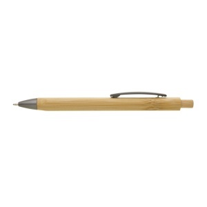 TRILO triangular ballpoint pen - bamboo and metal - Img 2