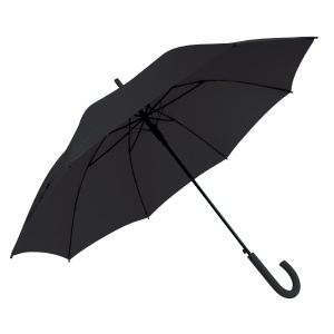 Umbrelă automată cu mâner și ferulă cauciucate - Img 1