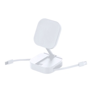 Witan - Holder Charging Cable Recycled ABS Magnetic. Suitable for data transfer. Extendable Cable. Type C Connection PD 60W