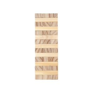 Wooden tumble tower, 45 blocks, with cotton pouch - Img 2