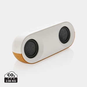 XD™ Oregon RCS recycled plastic and cork 10W speaker
