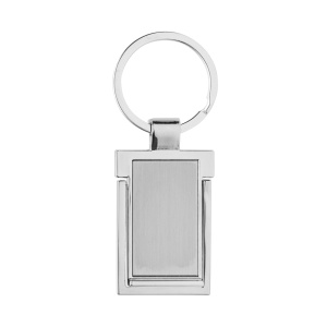 XD™ RSC recycled zinc alloy phone stand keychain