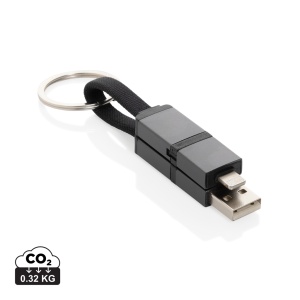XD™ Terra recycled aluminum 4 in 1 60W fast charging cable