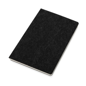 XD™ Phrase GRS certified recycled felt A5 notebook