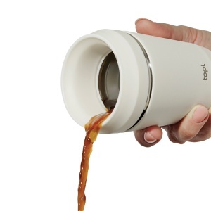 XD™ Cană termoizolantă Topl din oțel reciclat cu capac 360° brevetat – 235 ml - Img 16