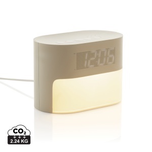 XD™ Ceas deșteptător LumaRise RCS plastic reciclat white noise - Img 1