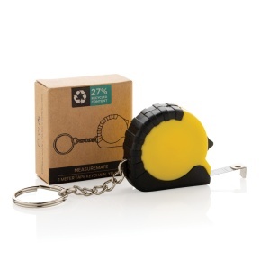 XD™ MeasureMate RCS reycled ABS 1 meter tape keychain - Img 12