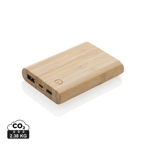XD™ Bamboo 5.000 mAh powerbank