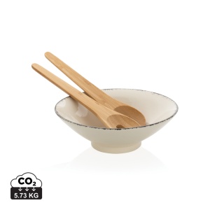 XD™ Ukiyo salad bowl with bamboo salad server