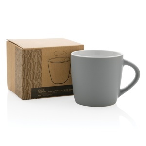XD Ceramic mug with coloured inner 300ml - Img 3
