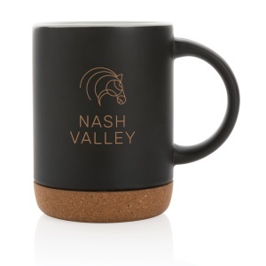 XD Ceramic mug with cork base 280ml