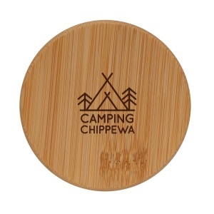 XD Sticlă borosilicată cu perete dublu și capac din bambus, set de 2 buc. 250 ml
