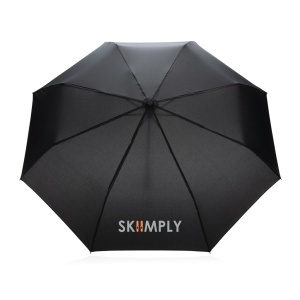 XD Umbrelă mică Impact AWARE RPET 190T din bambus pongee de 20,5"