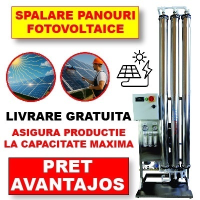 Sistem Osmoza Spalare Panouri Fotovoltaice EWRO 2000 l/h