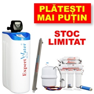 Pachet Avantajos - Dedurizator de apă EWS 25, Sterilizator EWUV 55 și Sistem Osmoza Inversa EWRO 50