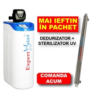 NOU – Pachet Dedurizator Apă EWS 25 + Sterilizator EWUV 55 | Cel Mai Mic Preț | Ofertă Limitată