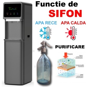Dozator apa Expert Water cu sifon – Apa rece – Apa calda – RO 400 EWSHC – Graphite