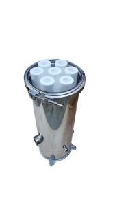 Filtru inox multicartuş polipropilenă 7 x 20″ - Img 3