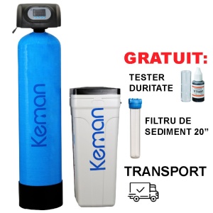 KEMAN TKS 75 L dedurizator de apă dublu corp - volumetric