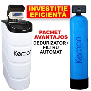 Pachet Filtru Automat TKF 25 și Dedurizator TKS 25 | Preț Promoțional