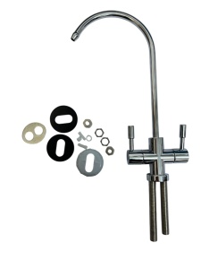 Baterie Osmoză Dublă Cromată | Robinet Filtru 2 Căi - Img 3