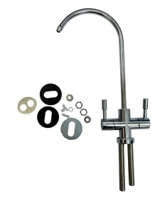 Baterie Osmoză Dublă Cromată | Robinet Filtru 2 Căi - Img 3