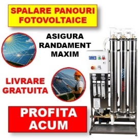 Sistem Osmoza Spalare Panouri Fotovoltaice EWRO 1000 l/h