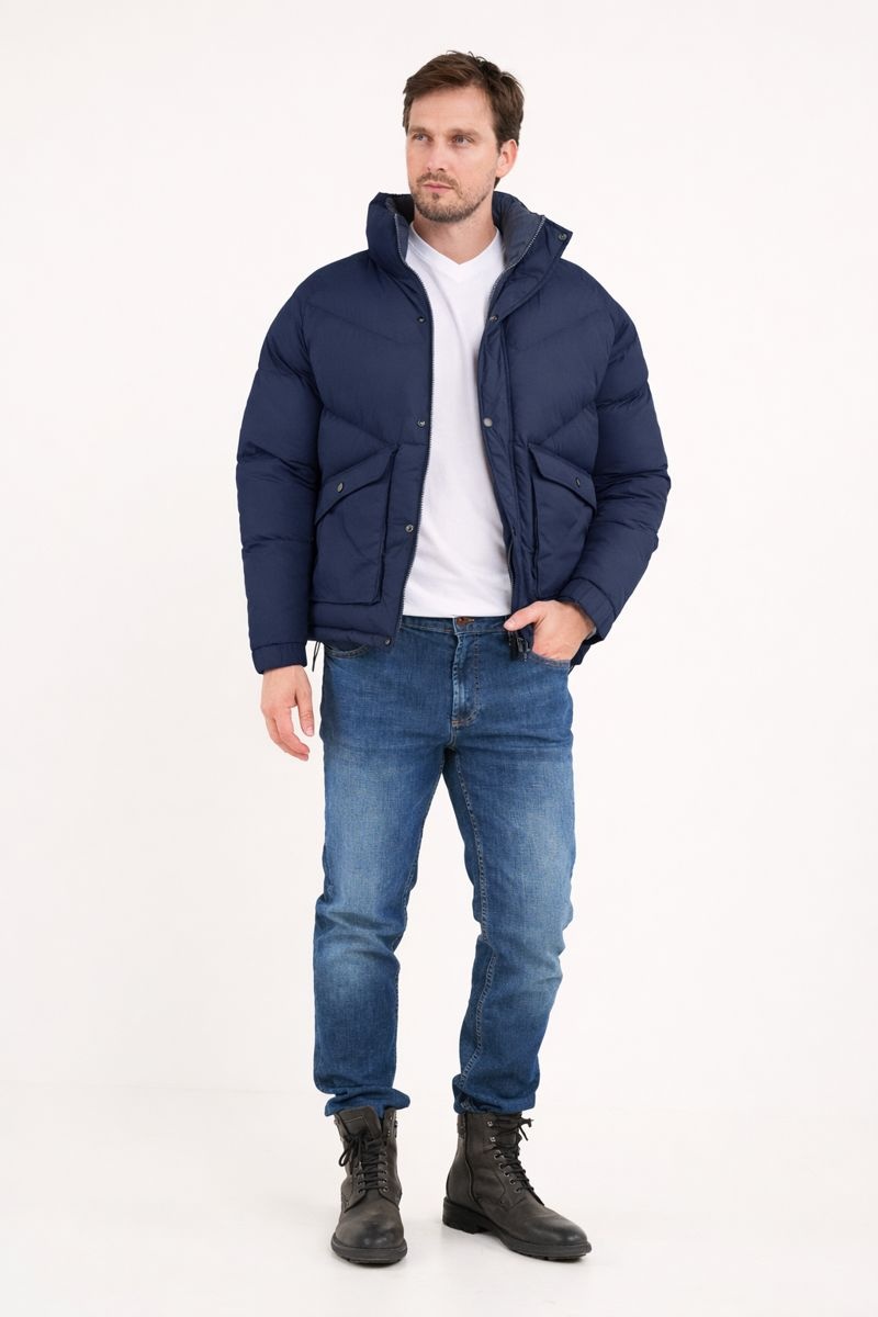 【SEE SEE】SUPERBIG FLAT L/S BOADER XL Lee Cooper - Jacheta barbat groasa cu nasturi si buzunare