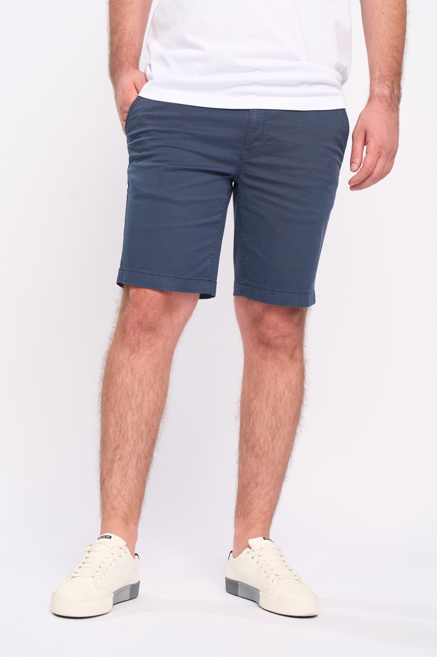 Lee Cooper Bermuda Donna Blu - Pantaloni Corti 5 Tasche, Vita Media, 99% Cotone 1% Elastan, Vestibilità Comoda, Stile Vita, Mezza Stagione
