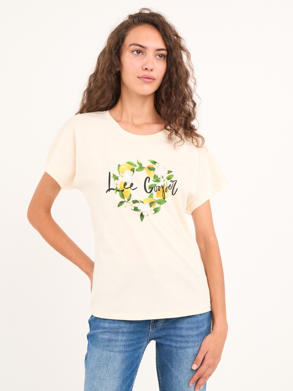 Audrey Lee Cooper - Tricou dama cu maneca scurta si imprimeu