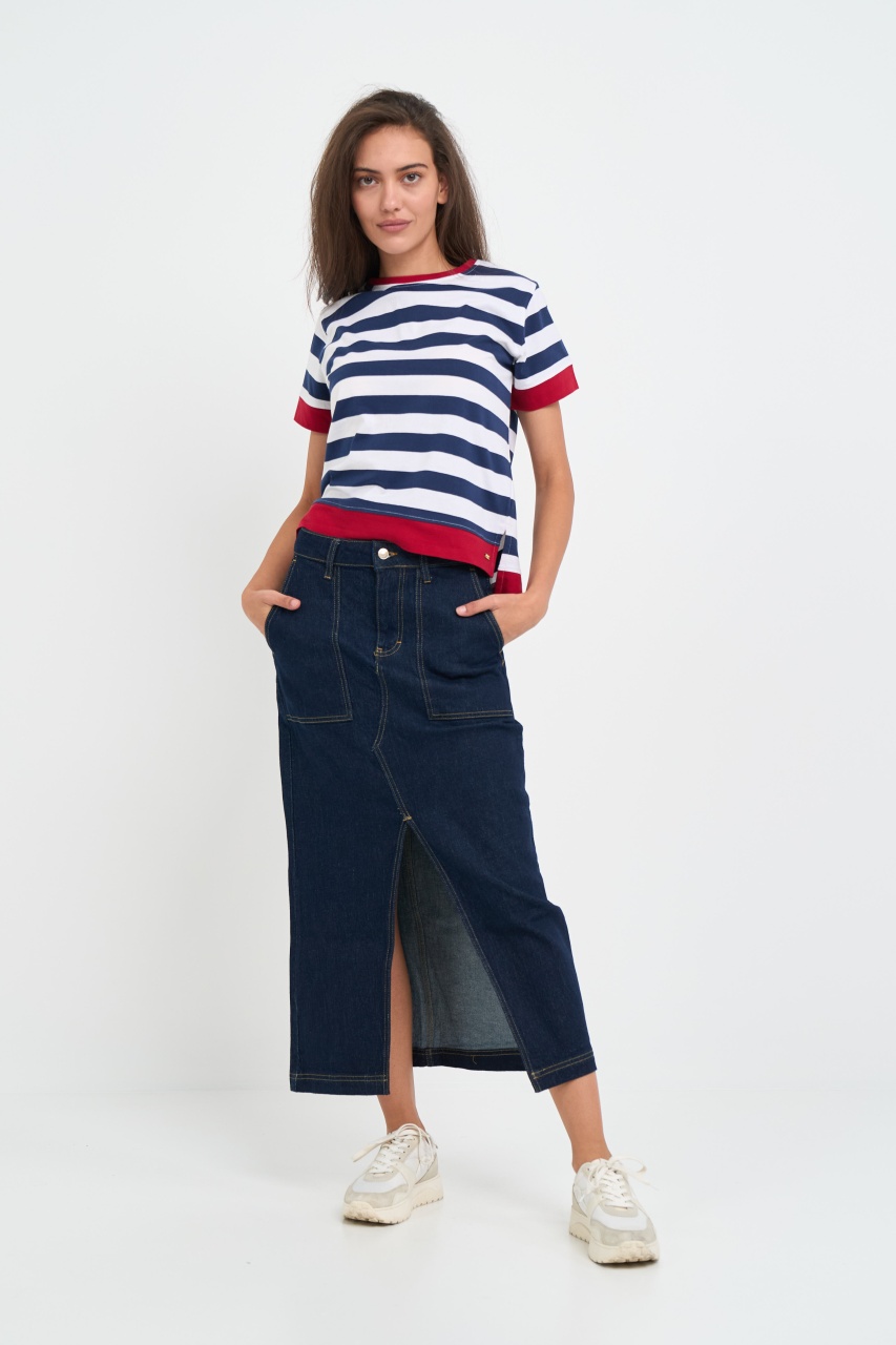 tetsu_563 Lee Cooper - Fusta dama din denim cu buzunare