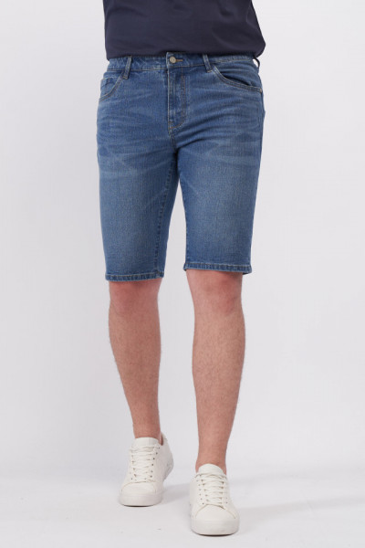 Kenvelo - Bermuda barbat cu buzunare din denim