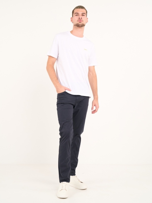 Kenvelo - Pantaloni lungi barbat de culoare uniforma - Img 2