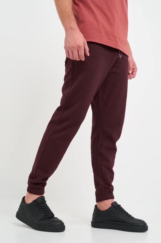 Kenvelo - Pantaloni sport barbat de culoare uniforma cu logo - Img 7