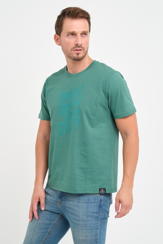 Kenvelo - Tricou barbat cu logo si imprimeu detalii grafice - Img 6