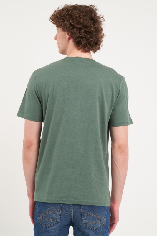 Kenvelo - Tricou barbat de culoare uniforma - Img 4