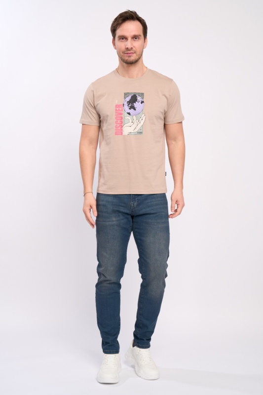 Kenvelo - Tricou barbat maneca scurta cu imprimeu - Img 5