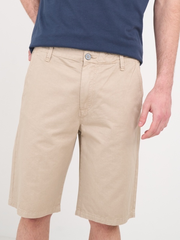 Lee Cooper - Bermude barbat de culoare uniforma - Img 4