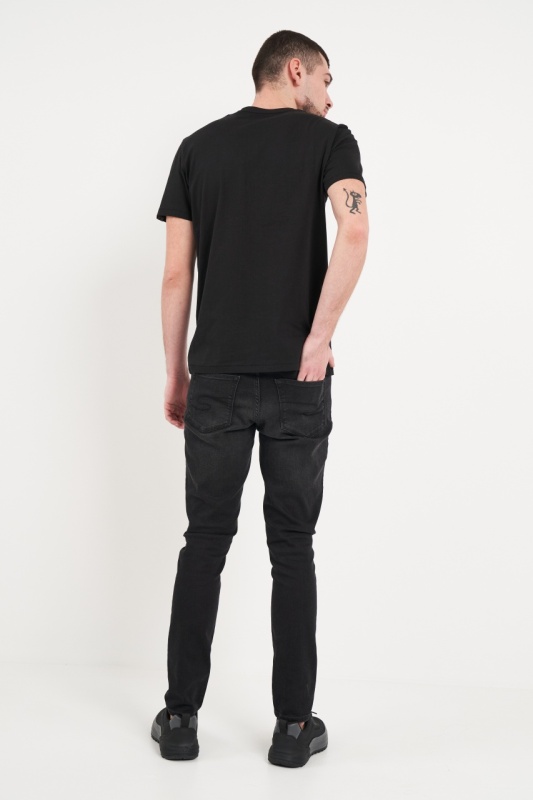 Lee Cooper - Blugi barbat skinny de culoare inchisa - Img 5