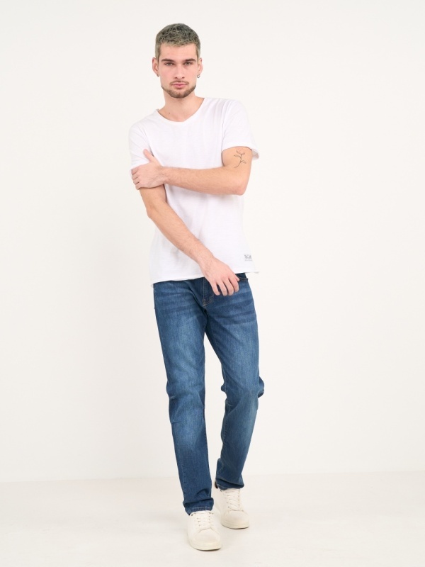 Lee Cooper - Blugi barbat slim cu aspect decolorat - Img 10