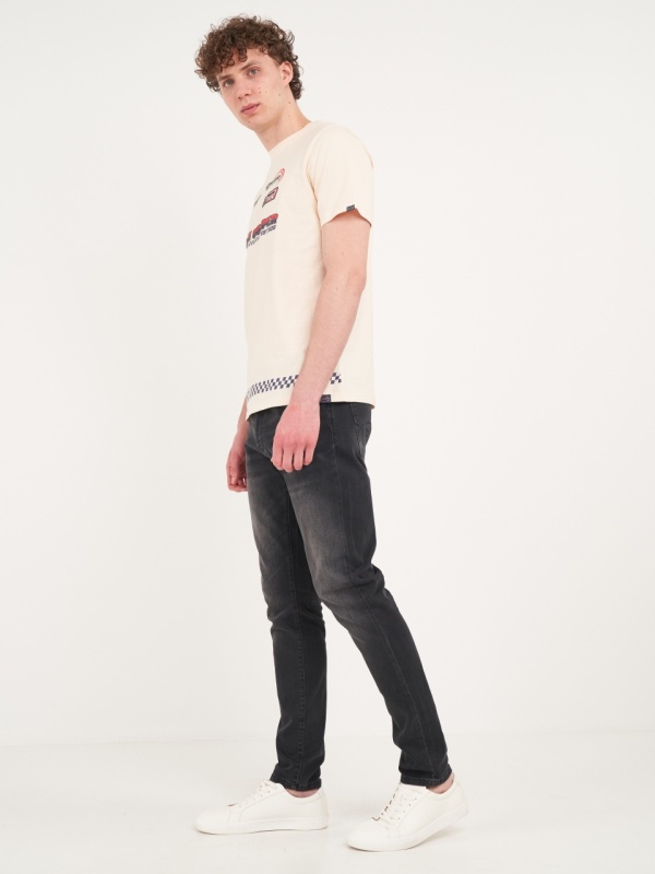 Lee Cooper - Blugi barbat slim cu aspect decolorat - Img 9