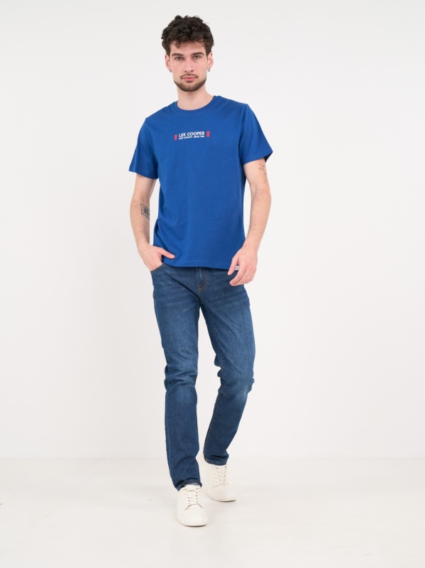 Lee Cooper - Blugi barbat slim cu aspect usor decolorat - Img 10