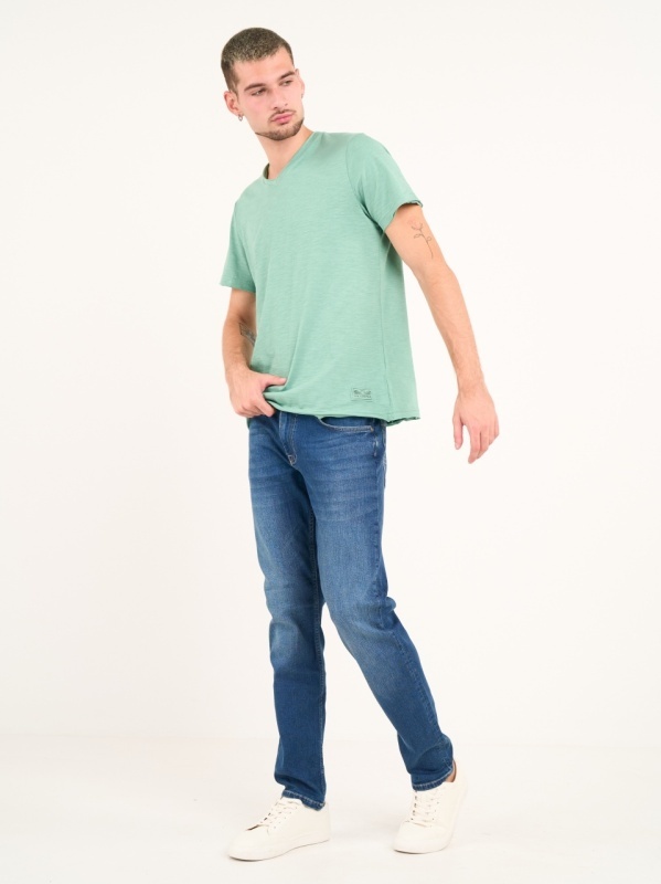 Lee Cooper - Blugi barbat straight cu aspect decolorat - Img 2